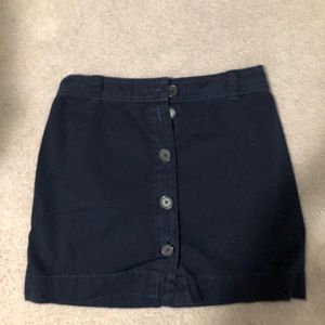 J crew button front skirt